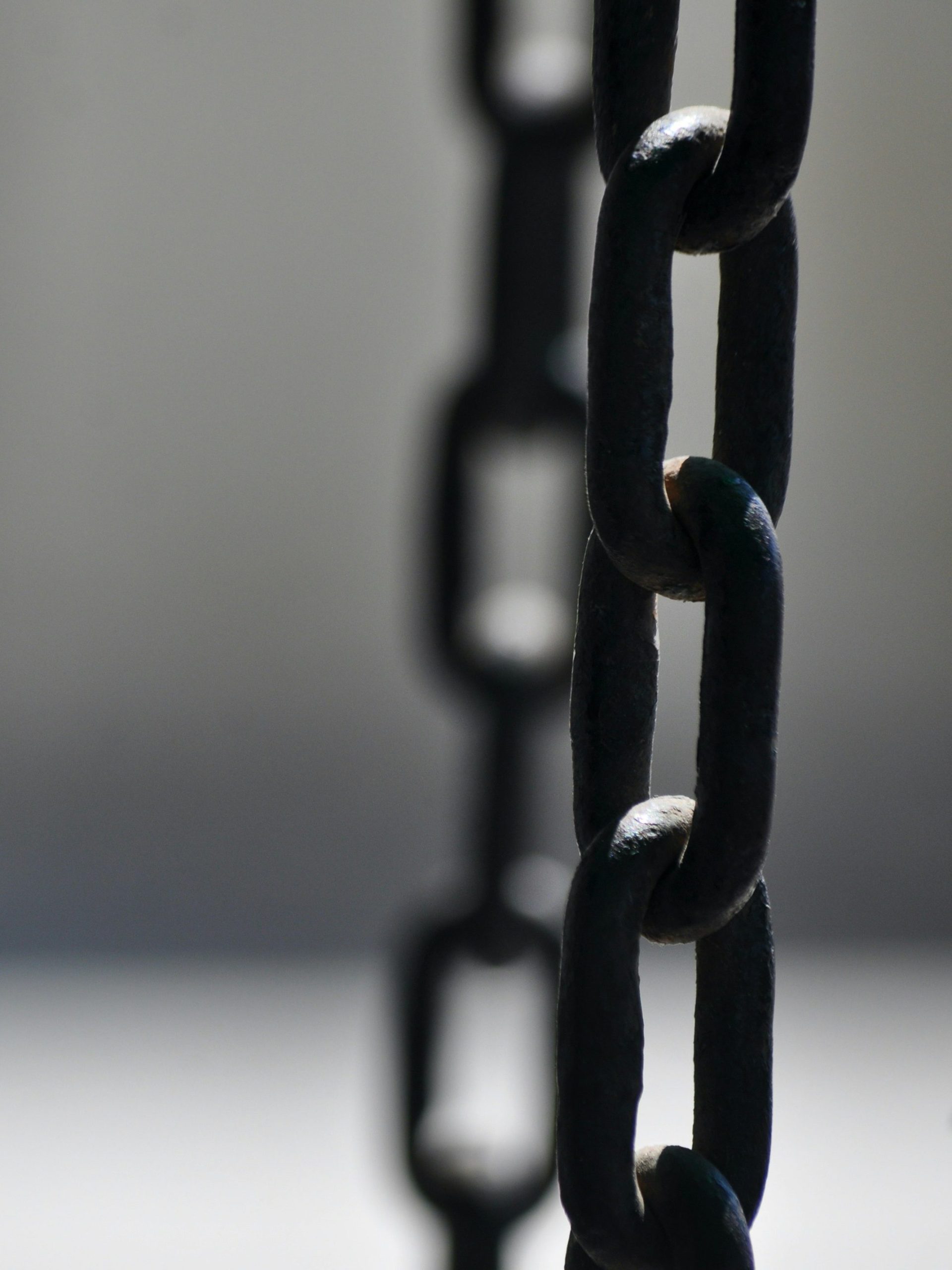image of a chain in a gray background